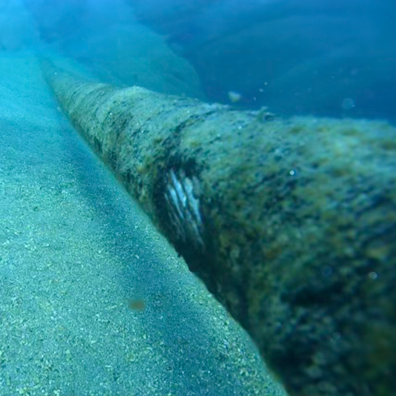 AT&T cable removal from Lake Tahoe photo